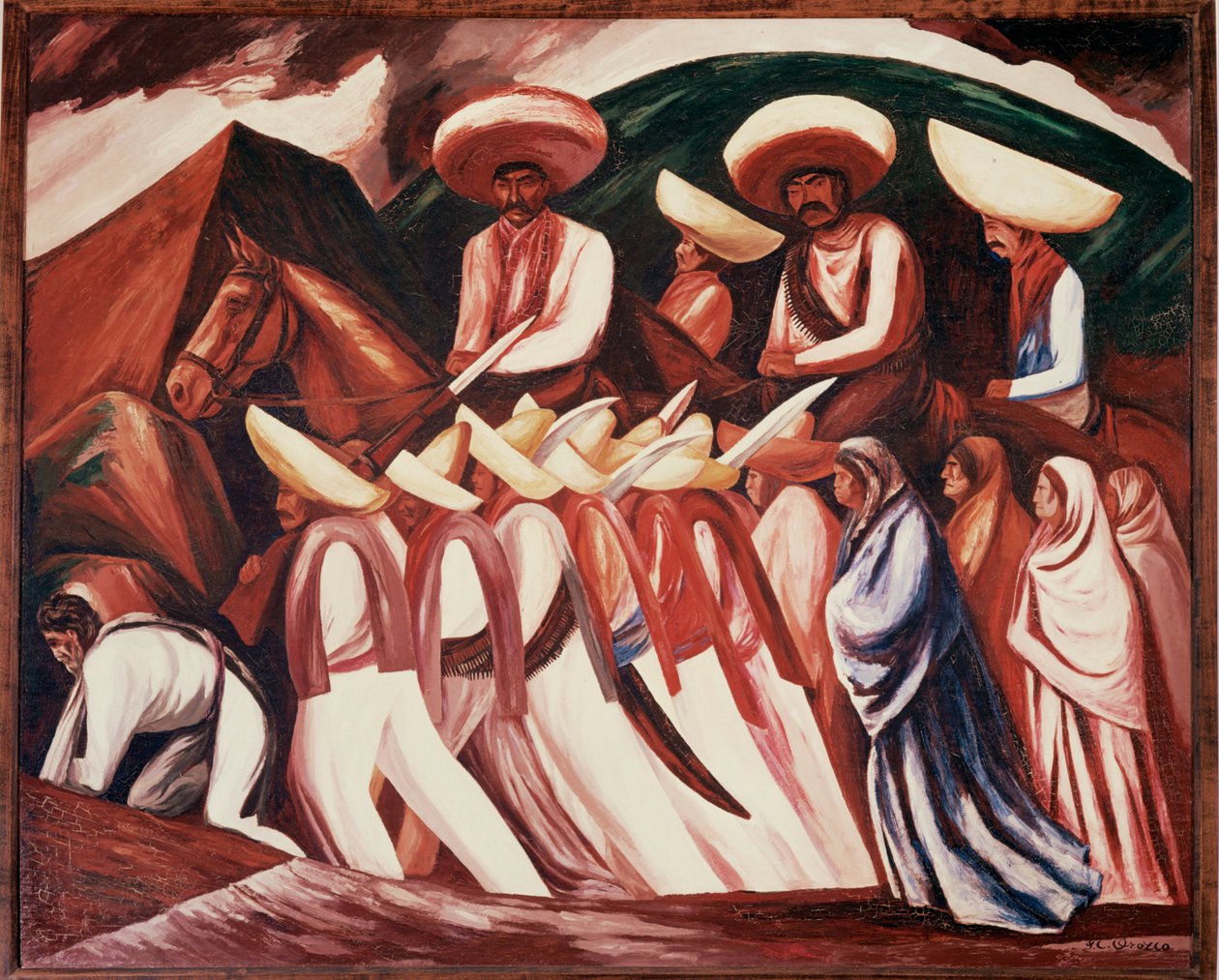 Zapatister af Jose Clemente Orozco