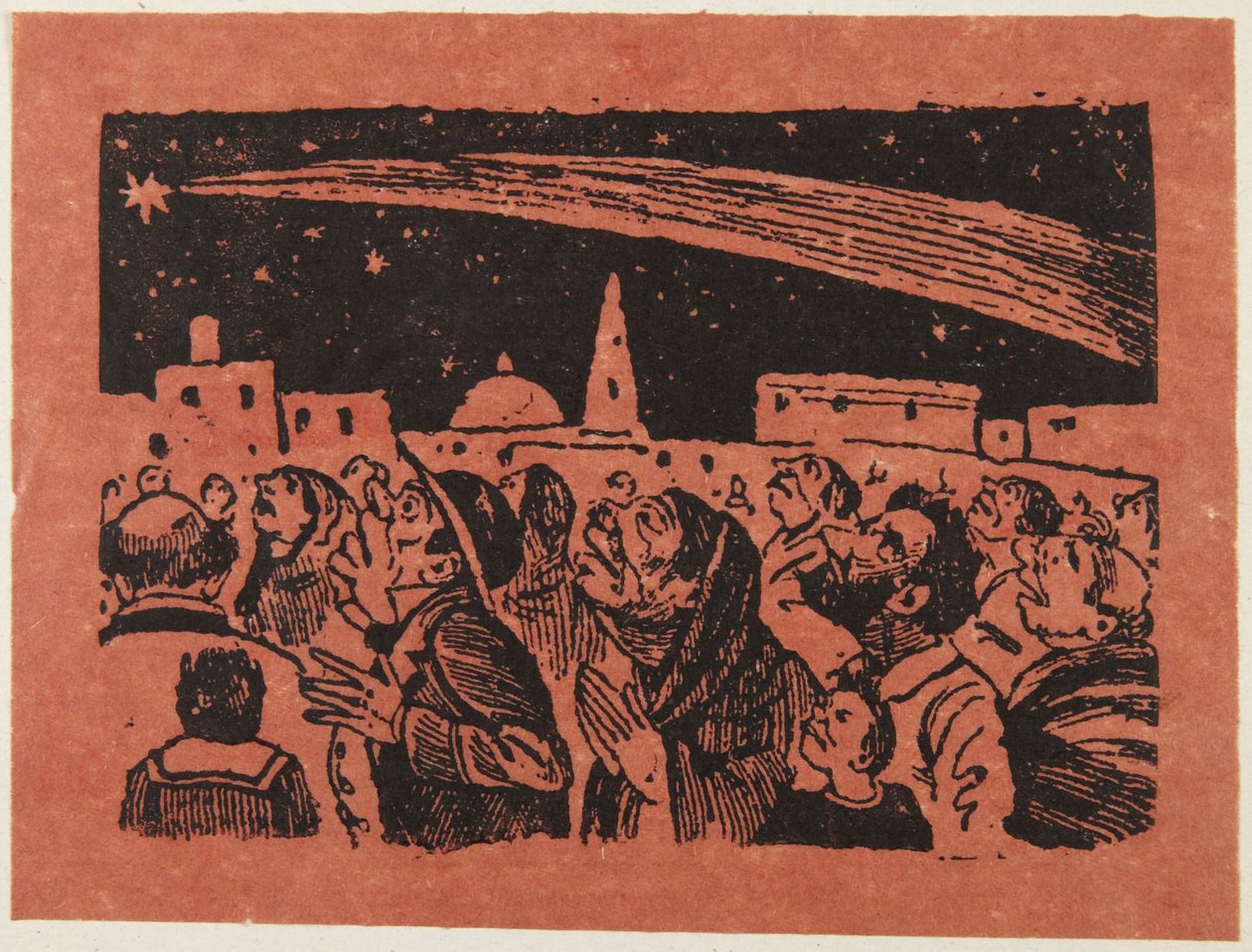 Den store komet af José Guadalupe Posada