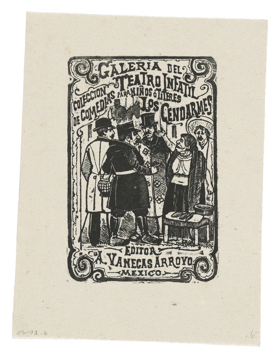 Gendarmerne (gravering) af José Guadalupe Posada