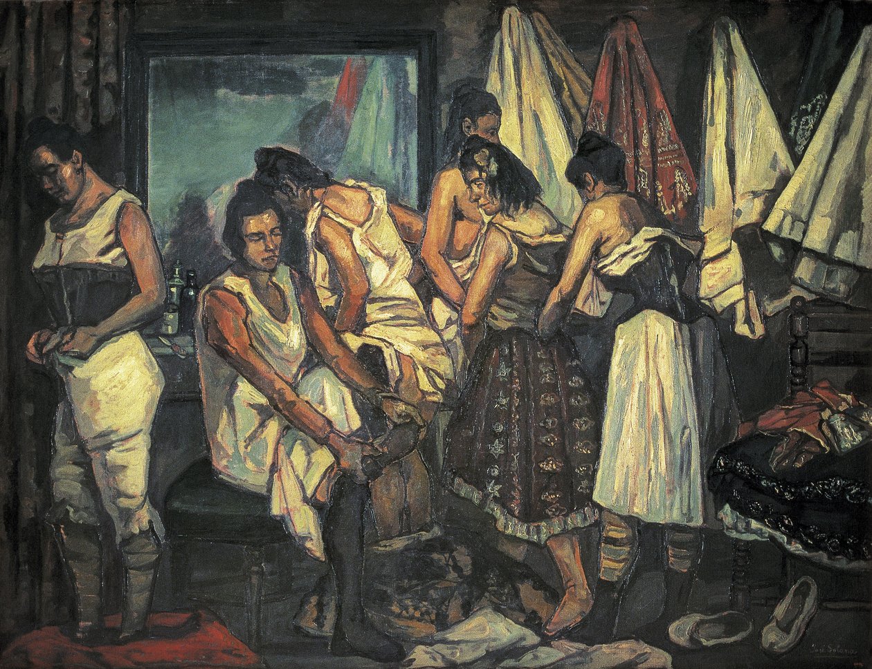 GUTIERREZ SOLANA, Jose (1886-1945). Korpigerne. 1925 (olie på lærred) af Jose Gutierrez Solana