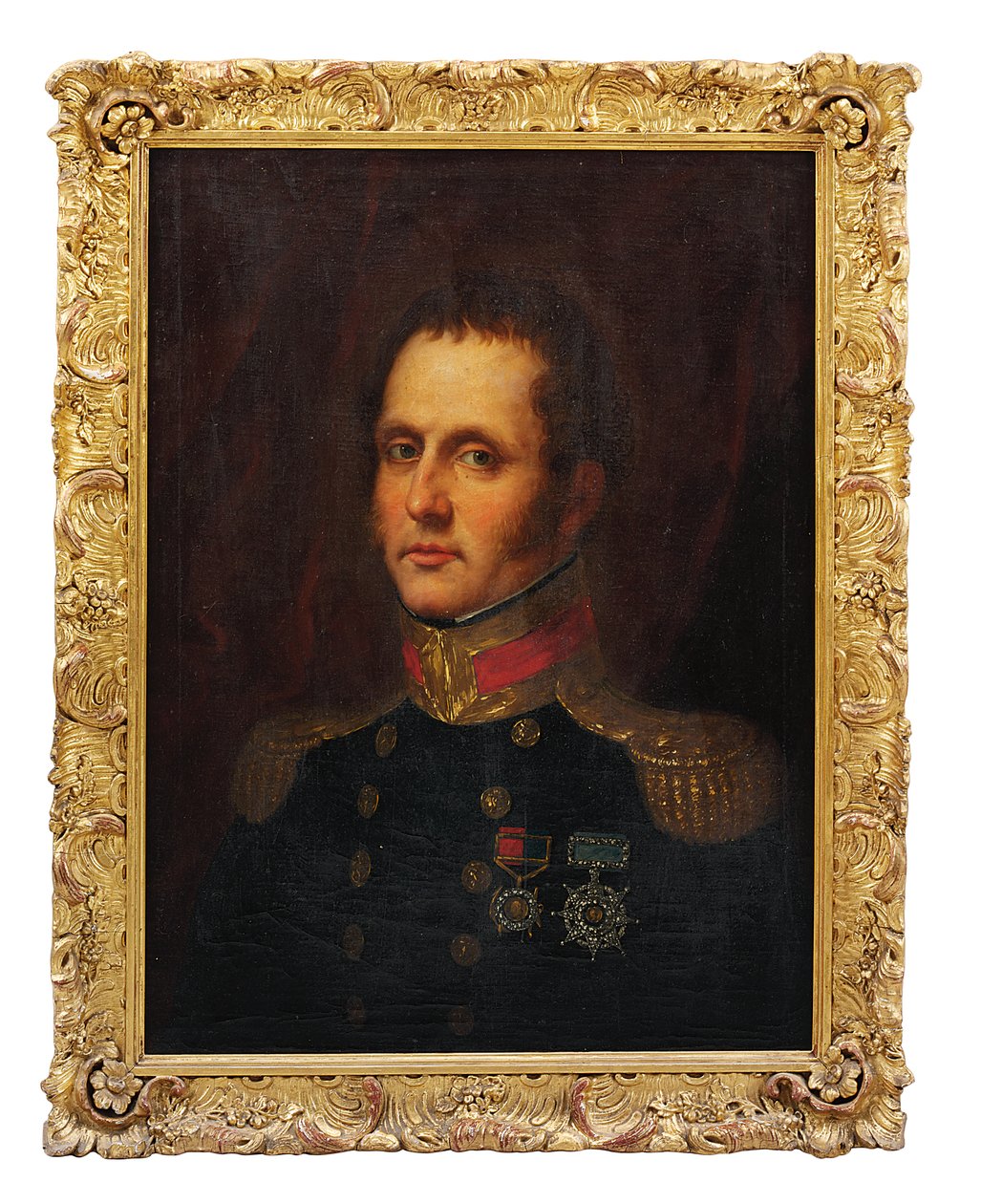 Portræt af kaptajn Samuel Edward Cook, R.N., ca. 1830 (olie på lærred) af José Gutiérrez de la Vega