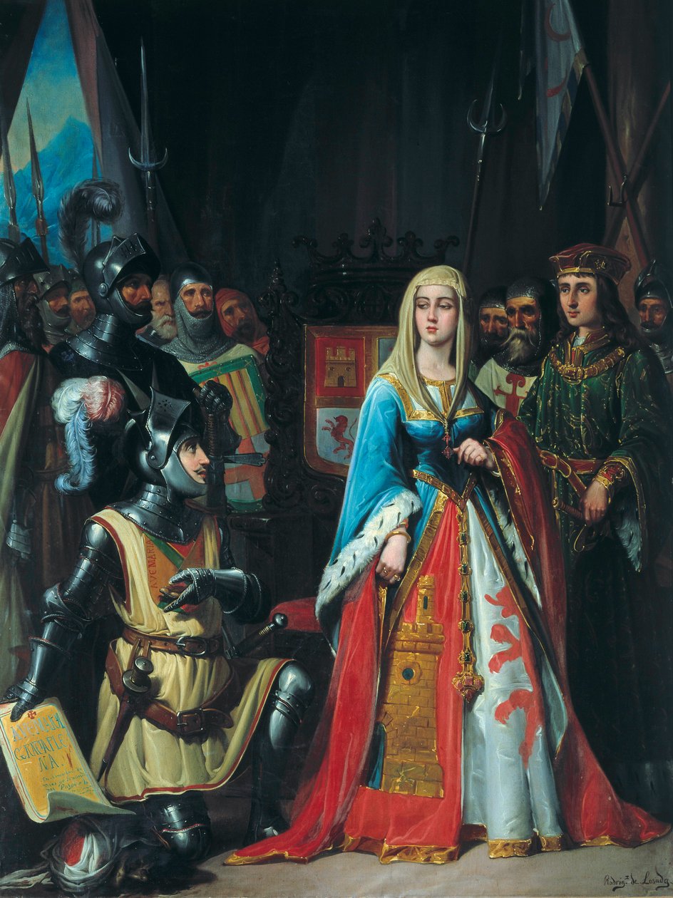 Reconquista: overgivelsen af byen Granada den 02/01/1492 af Jose Maria Rodriguez de Losada