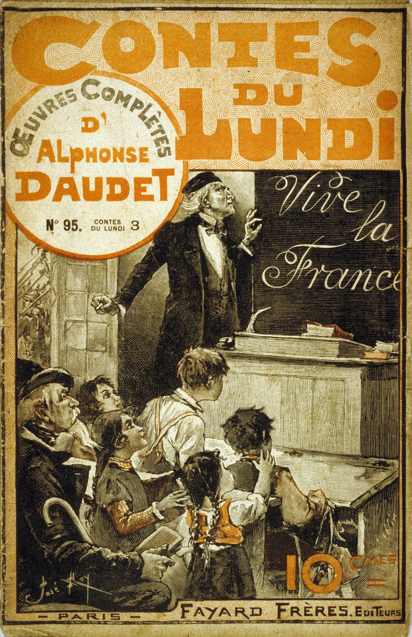 Omslag til bogen "Monday Tales" af Alphonse Daudet af Jose Roy