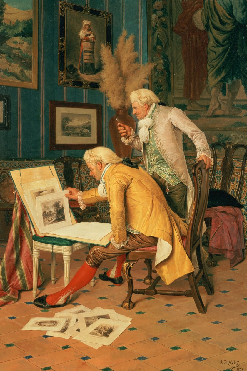 The Connoisseurs, 1878 af Jose de Chavez y Artiz
