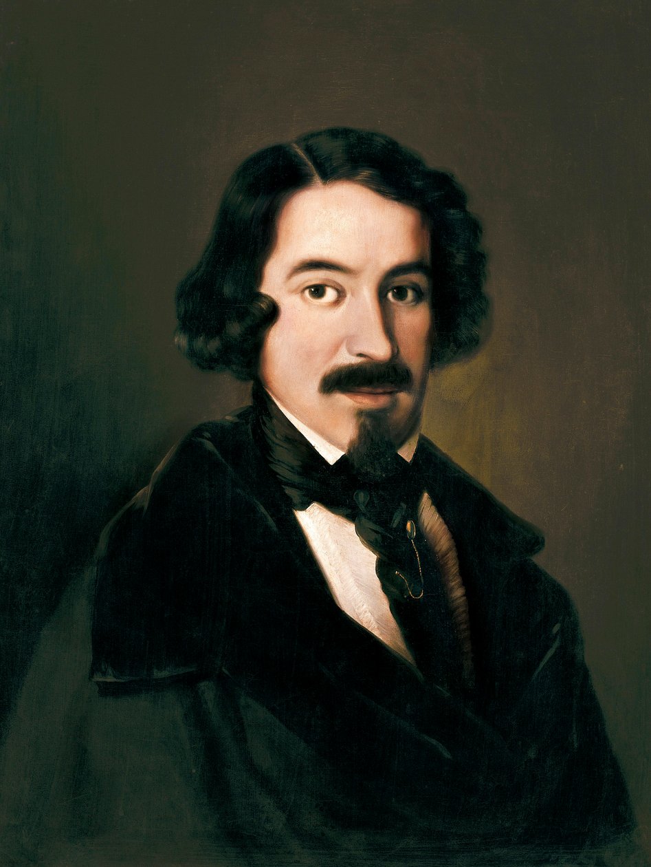 Portræt af Jose de Espronceda (1808-1842) af José de Madrazo