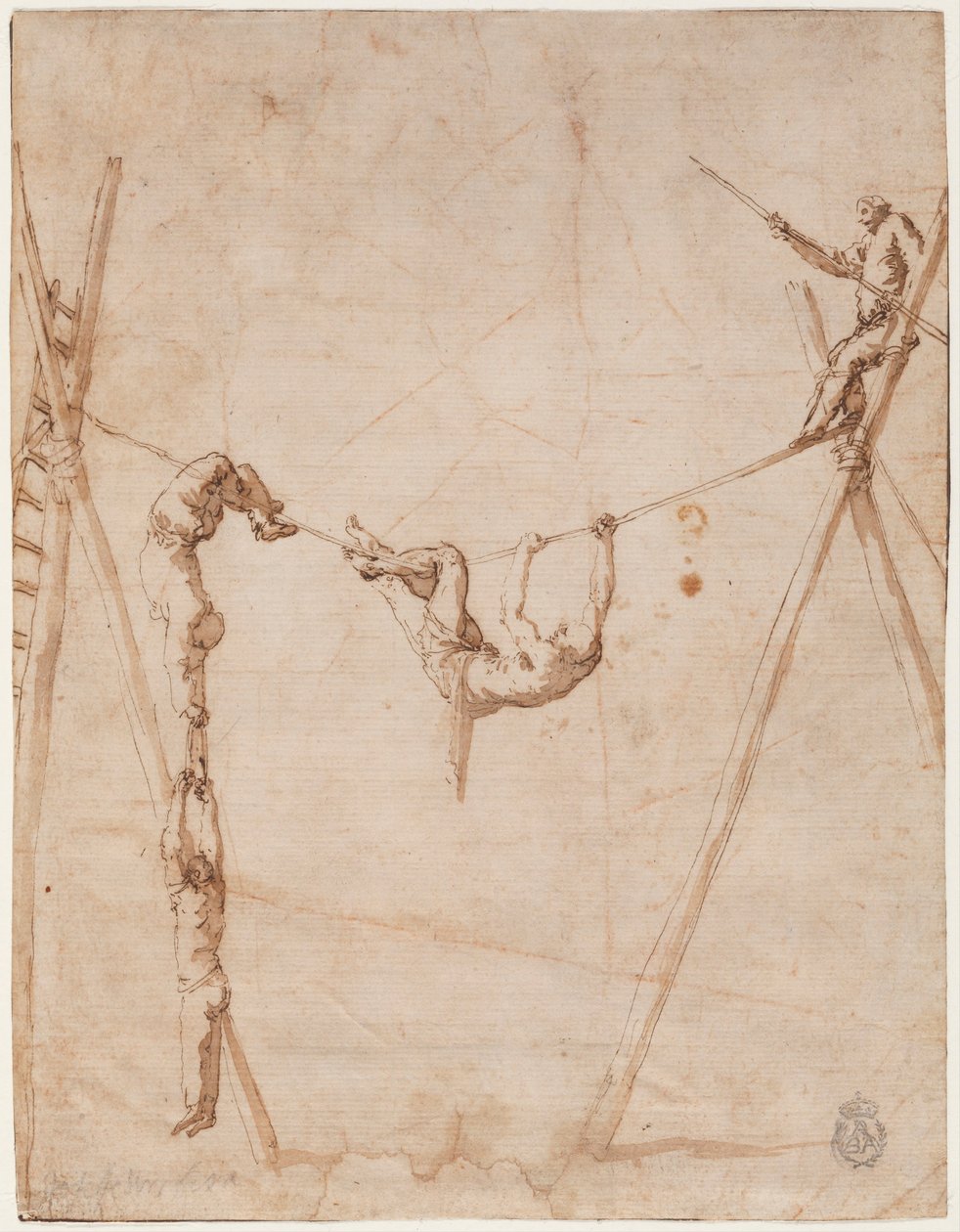Akrobater på et reb af Jose de Ribera