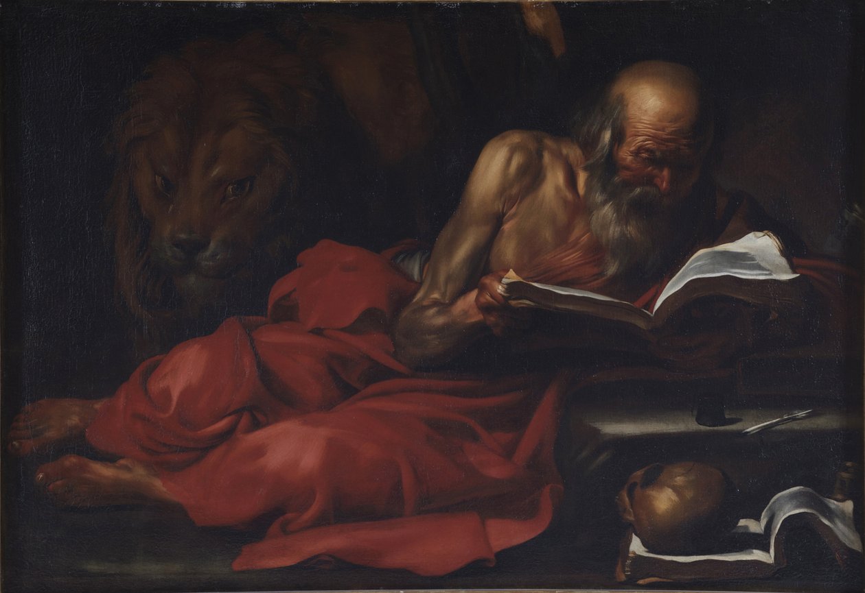 Sankt Jerome af Jose de Ribera