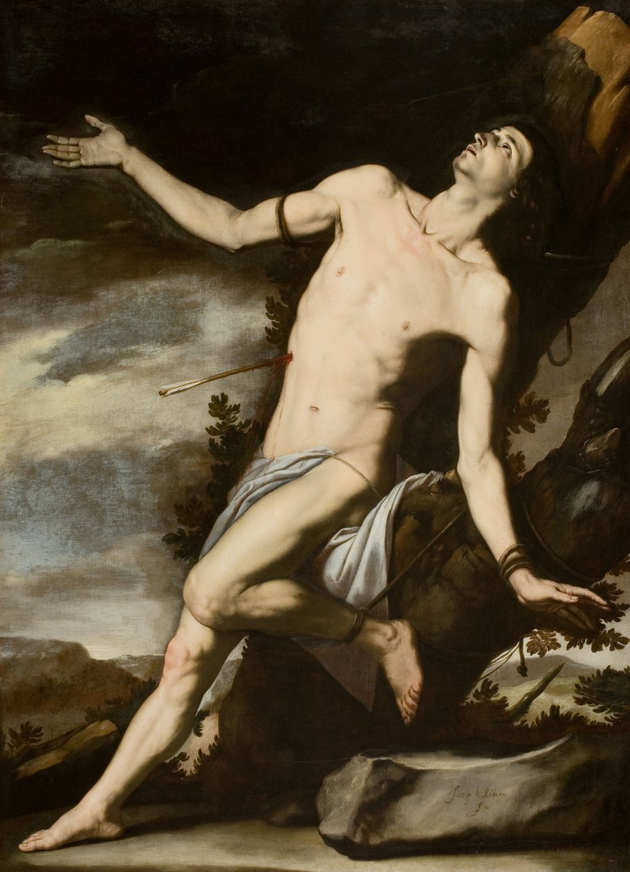 Sankt Sebastian af Jose de Ribera