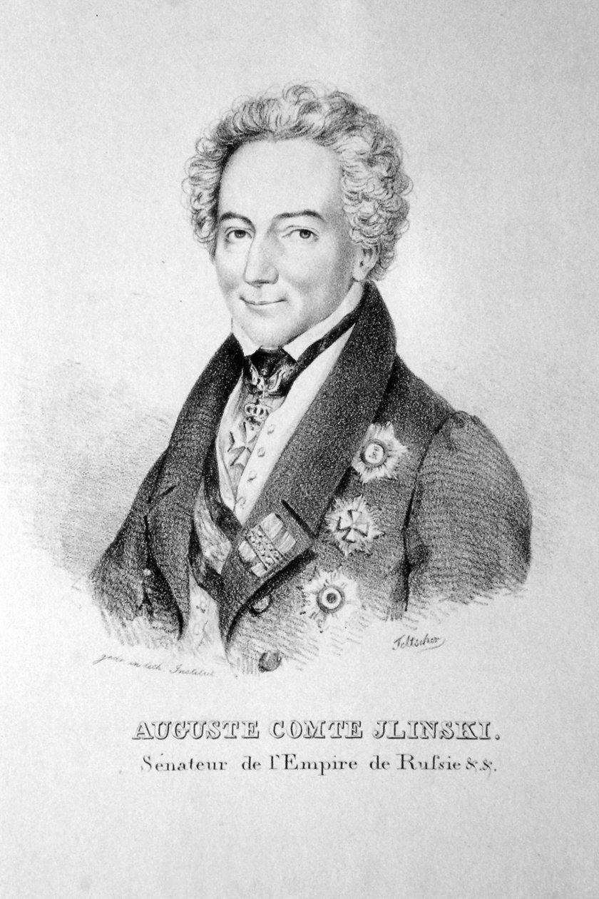 Josf August Ilinsky af Josef Eduard Teltscher