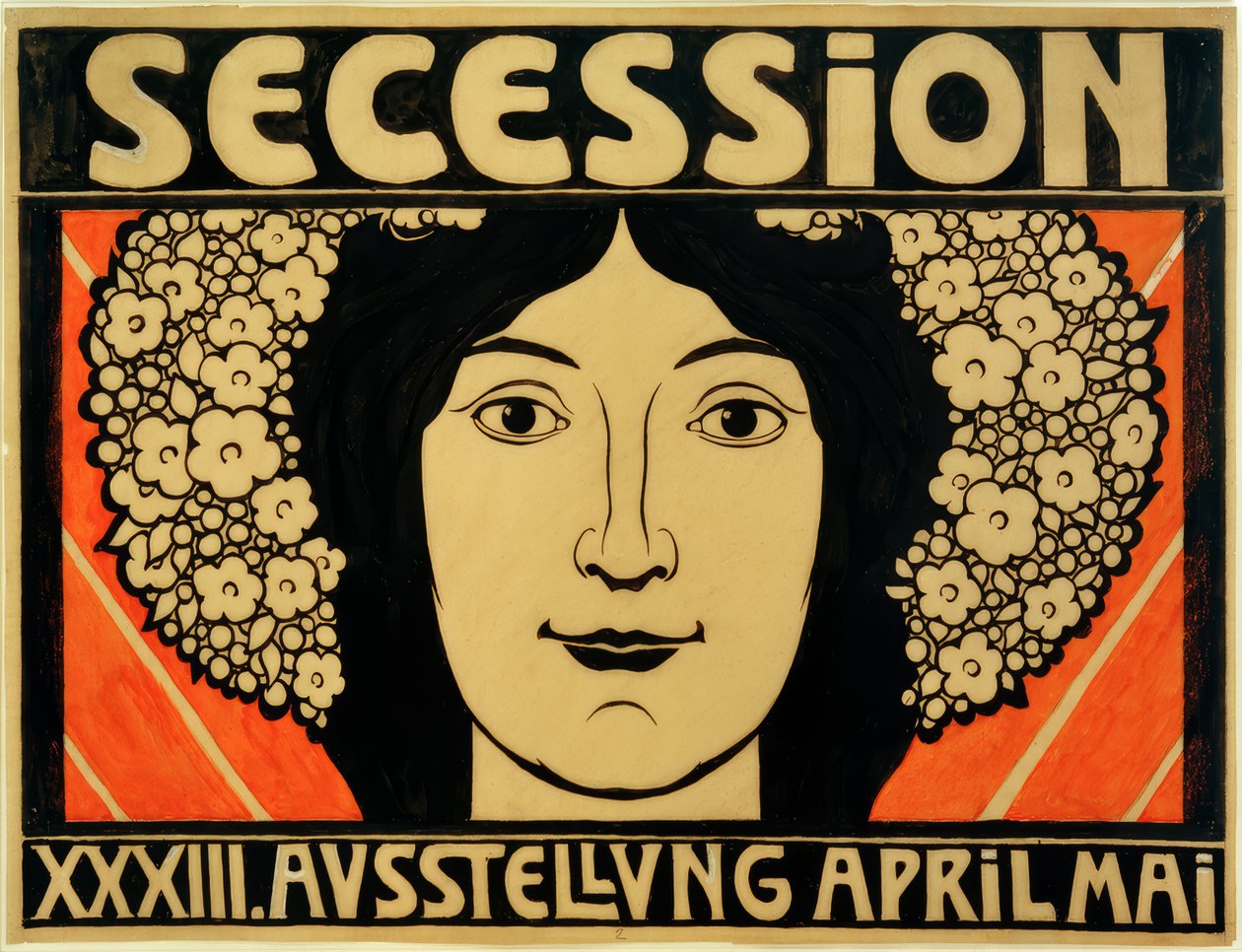 Plakatdesign til XXXIII. Secession udstilling af Josef Engelhart