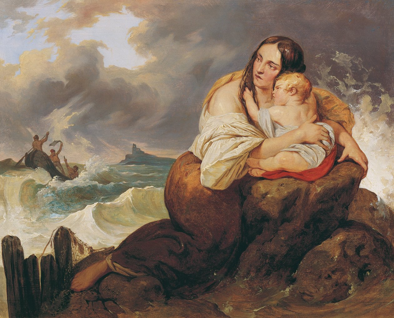 De skibbrudne af Josef Danhauser