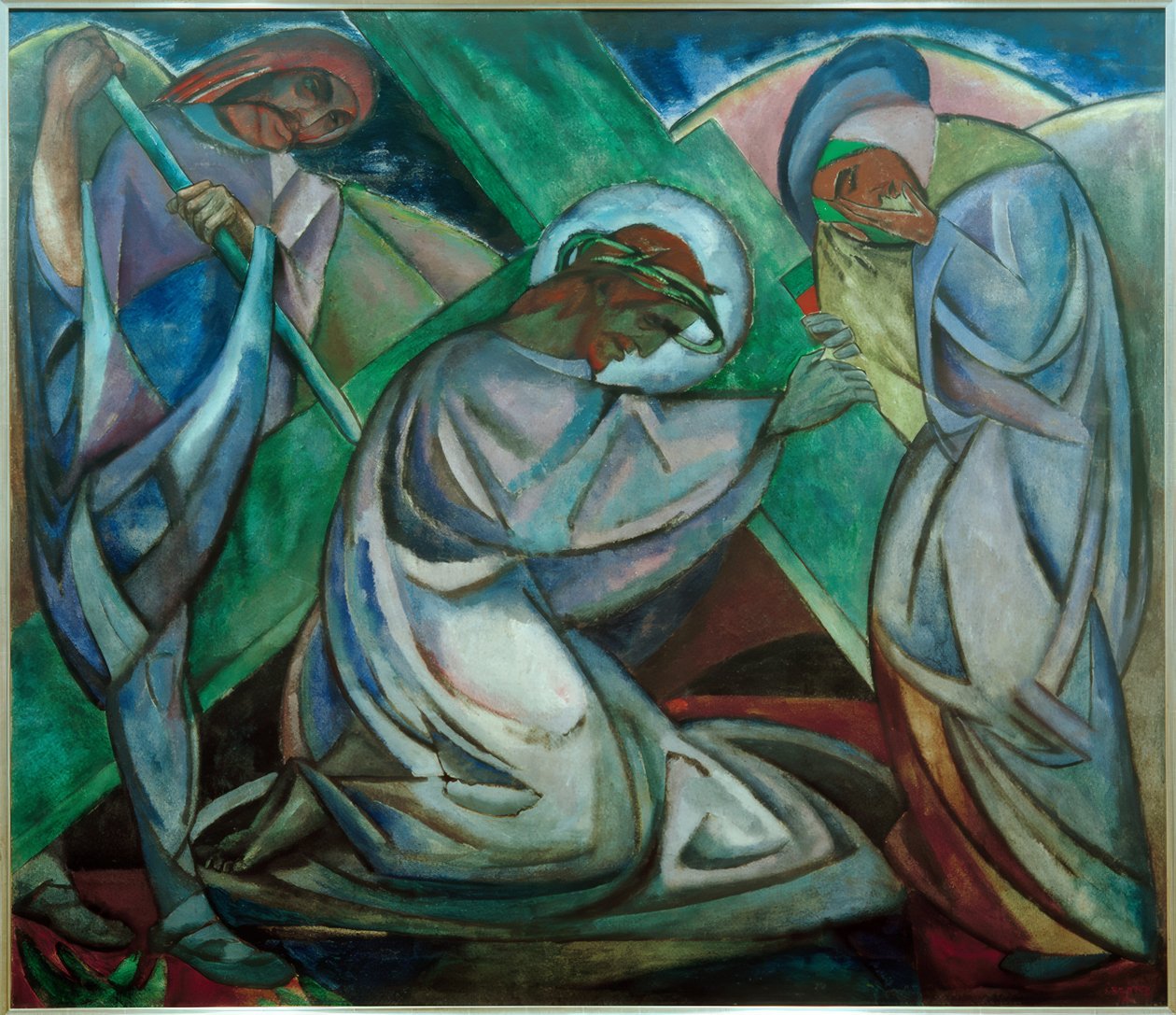 Fald under korset af Josef Eberz