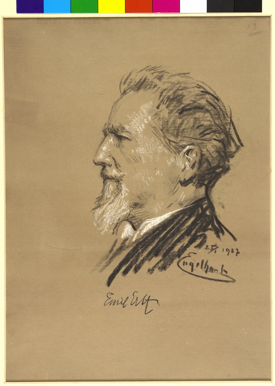 Billede af Emil Ertl 1889 af Josef Engelhart
