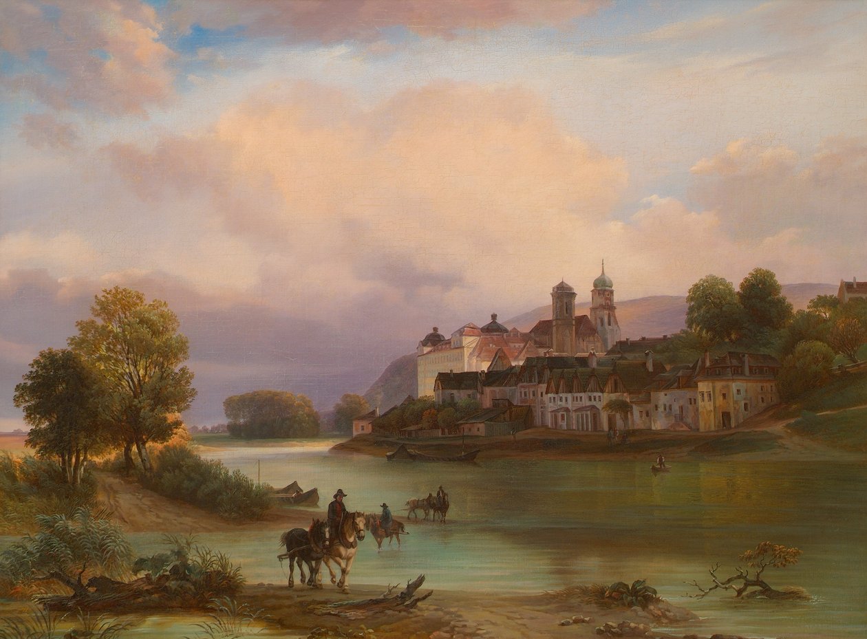 Klosterneuburg kloster af Josef Gerstmeyer