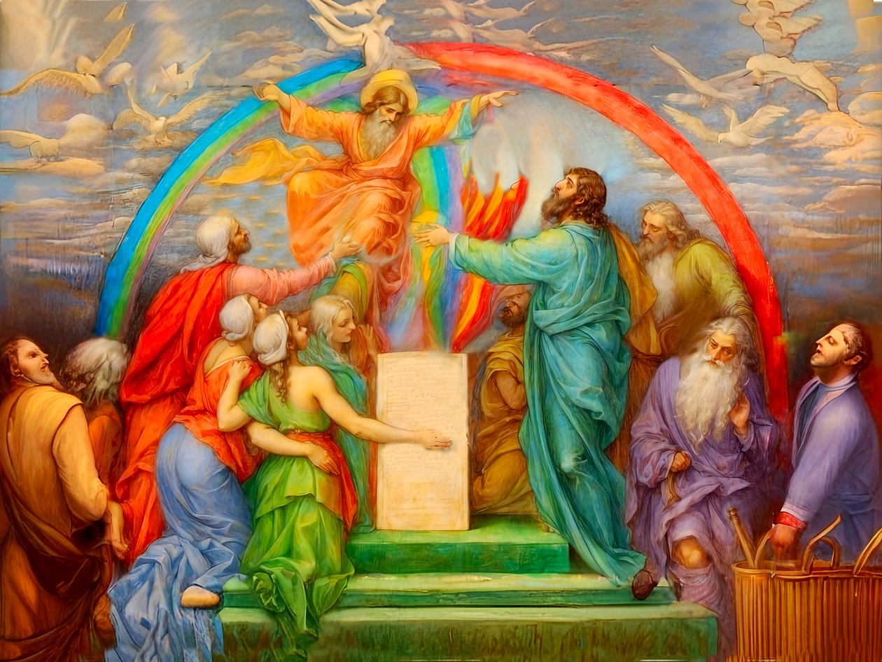 A1_Genesis_19-Noahs alter og Guds løfte af Josef Johann Michel