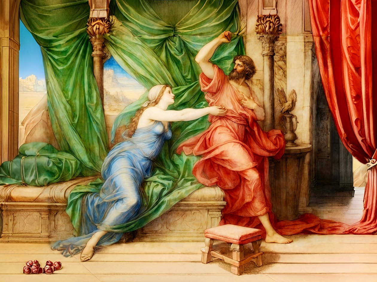 A1_Genesis_39-Joseph og Potifars kone af Josef Johann Michel