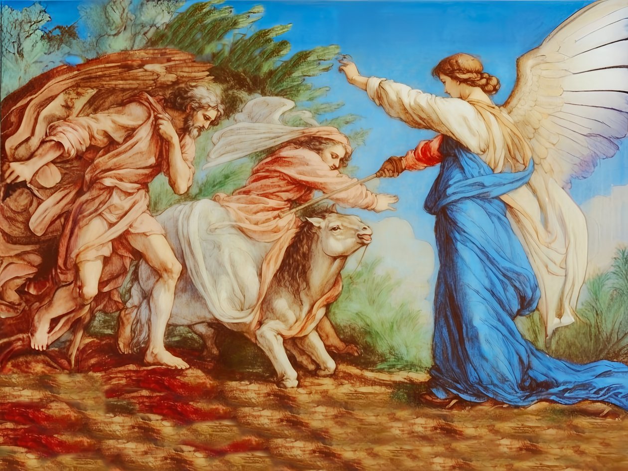 A2_Exodus_19_Balaams æsel af Josef Johann Michel