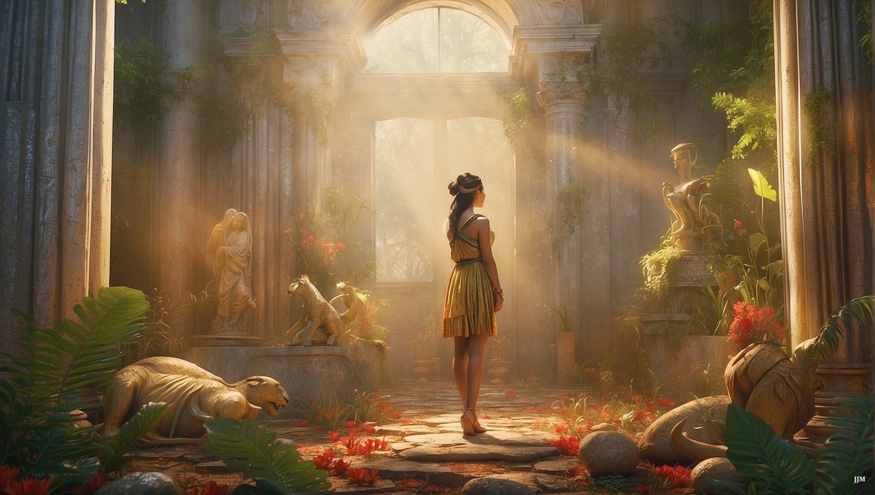 Dreamcore_ancient Roman-World_01 af Josef Johann Michel