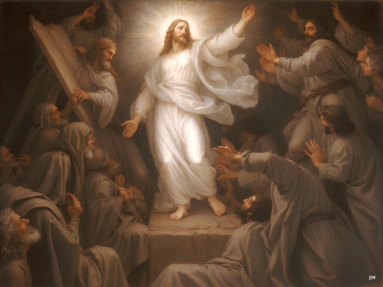 Jesus_opstandelse_01 af Josef Johann Michel