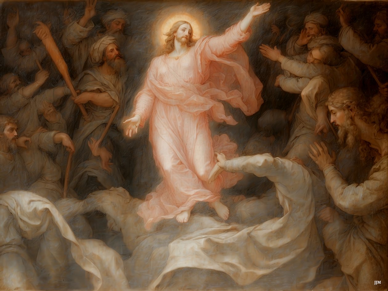 Jesus_opstandelse_02 af Josef Johann Michel