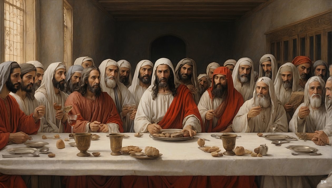 Jesus_den sidste nadver_01 af Josef Johann Michel