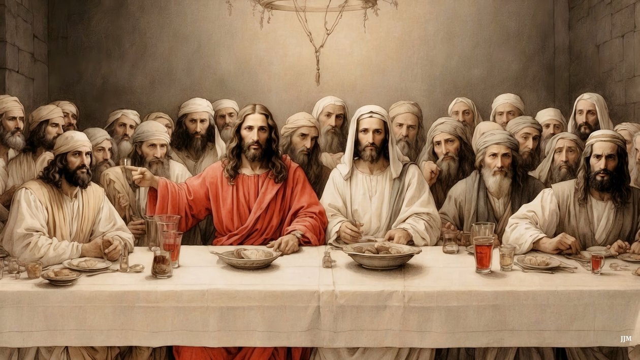 Jesus_den sidste nadver_03 af Josef Johann Michel