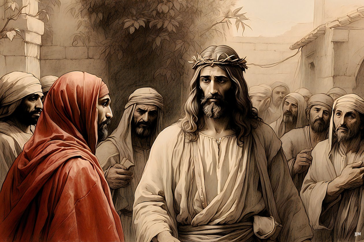 Jesus_forrådt af Judas_03 af Josef Johann Michel