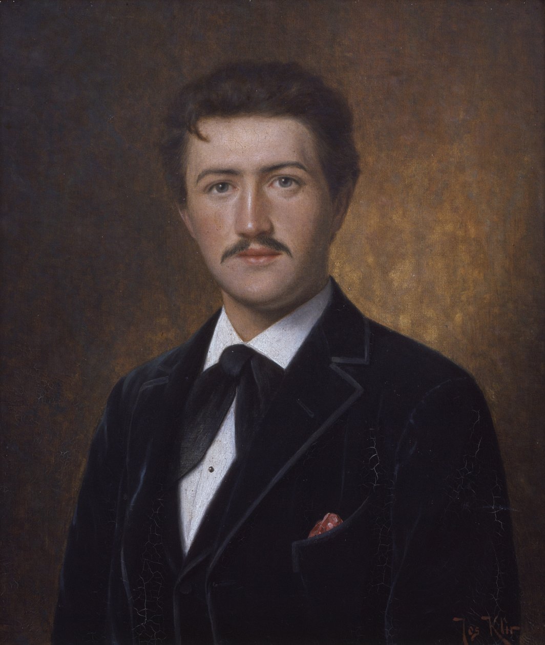 Josef Suk (1874-1935) i en alder af 21 år af Josef Klír