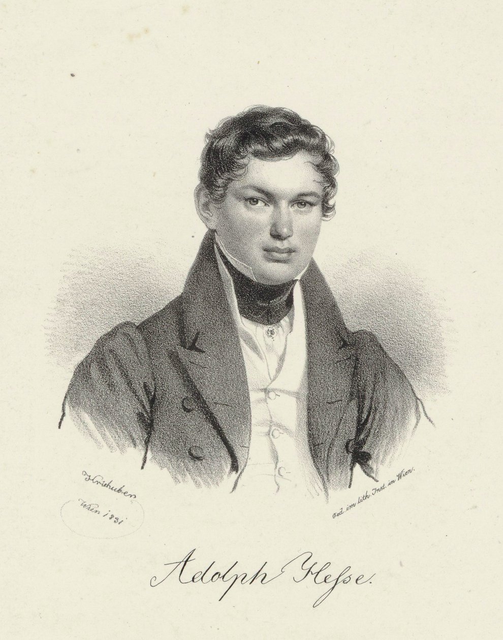 Adolf Hesse af Josef Kriehuber