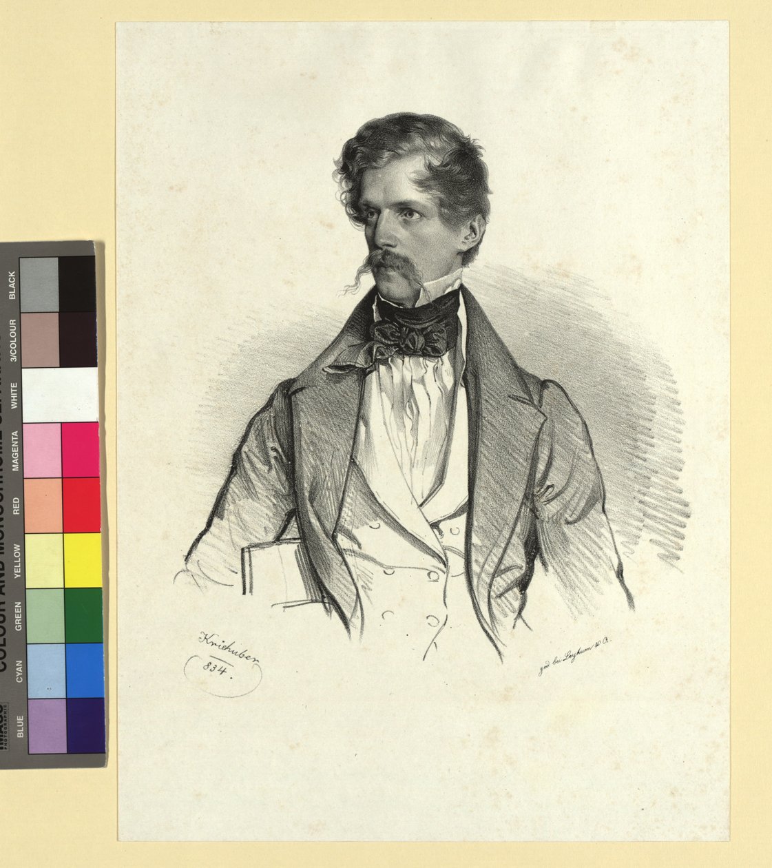 Baron Anton v. Doblhoff af Josef Kriehuber