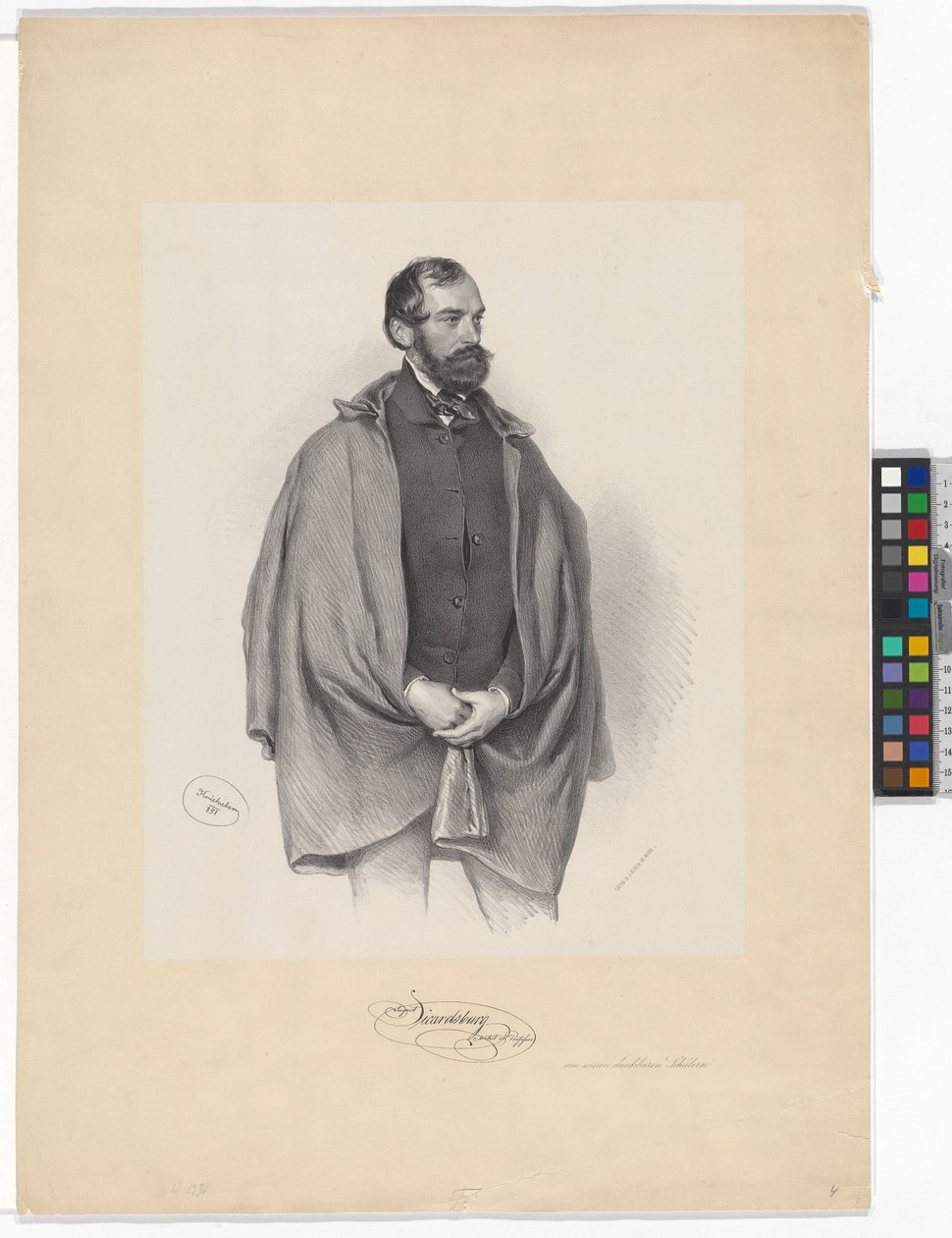August Sicard von Sicardsburg af Josef Kriehuber