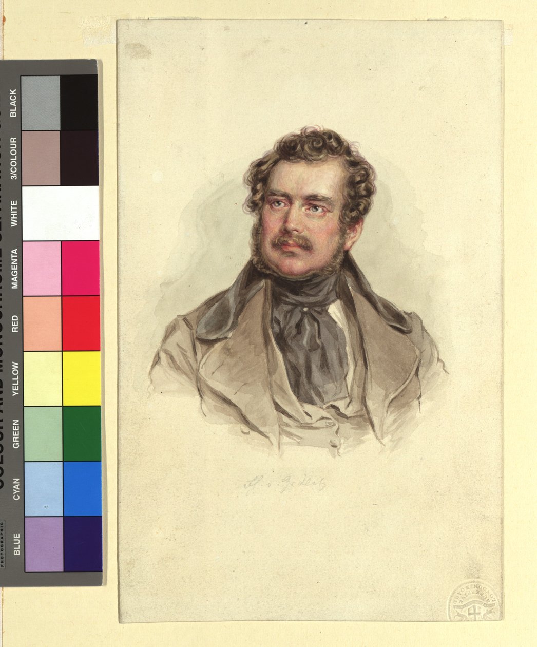 Christin Freiherr von Zedlitz af Josef Kriehuber