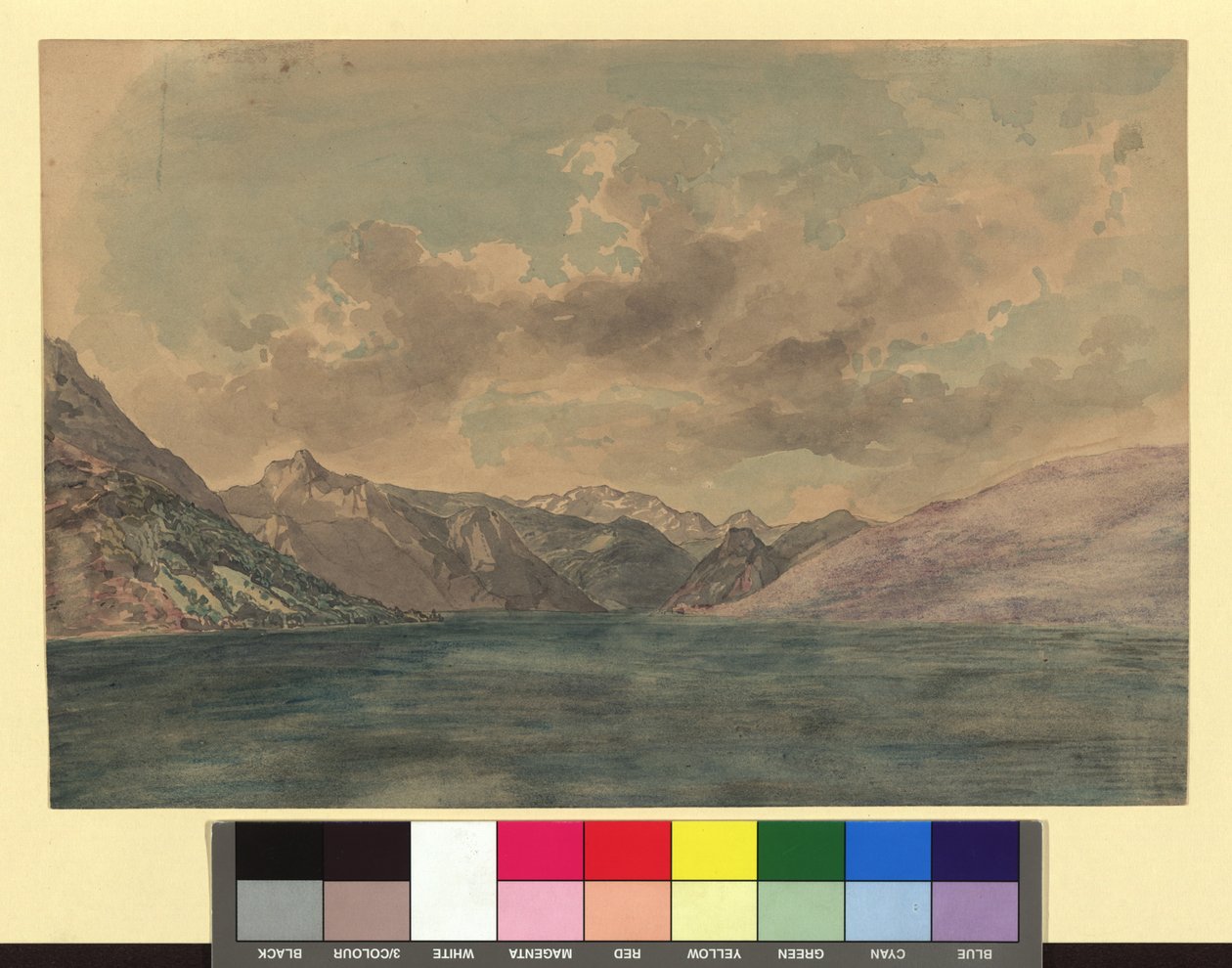 Traunsee af Josef Kriehuber