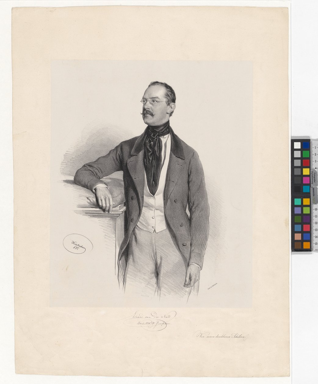 Eduard van der Nüll af Josef Kriehuber