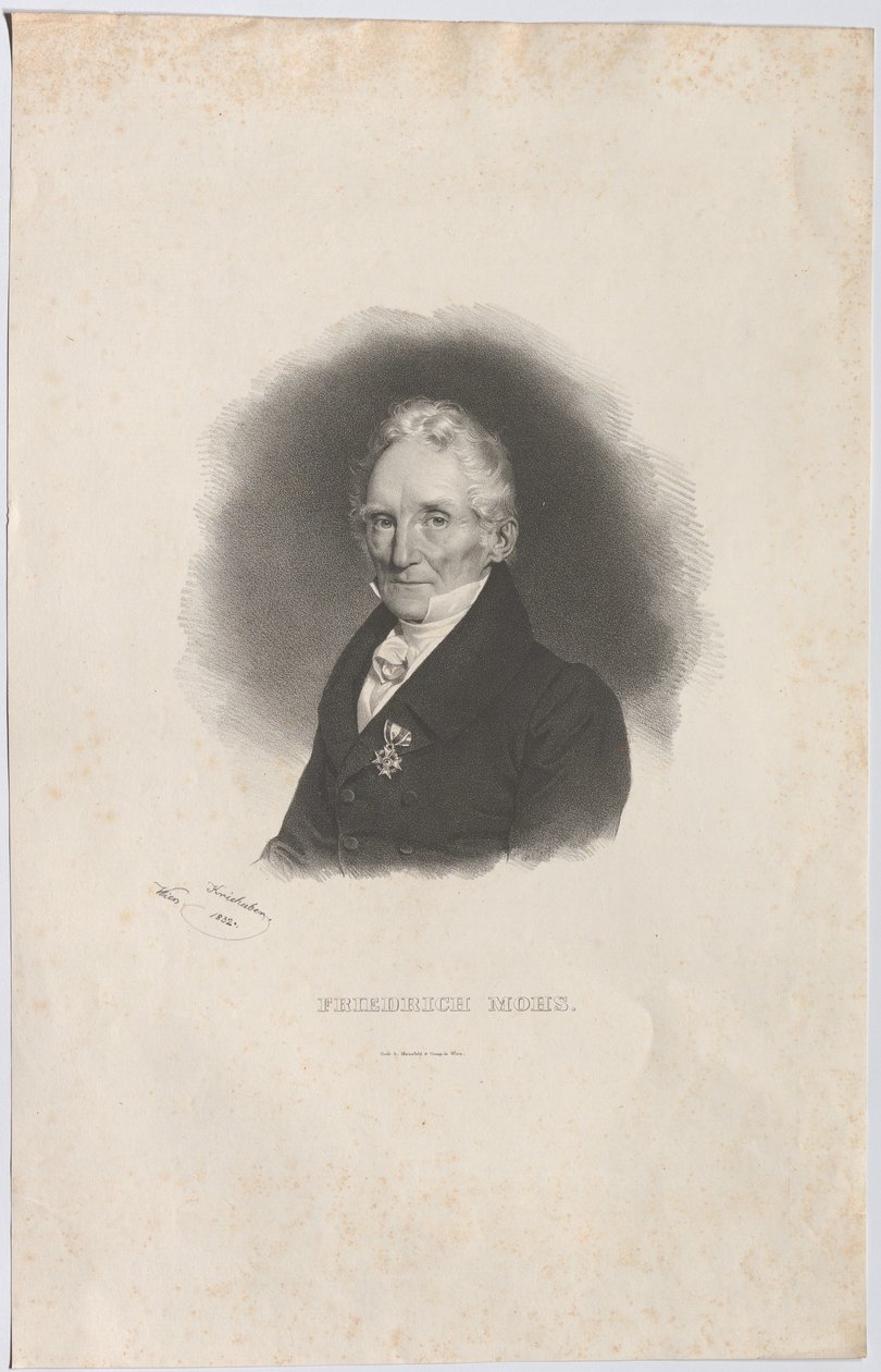 Friedrich Mohs af Josef Kriehuber