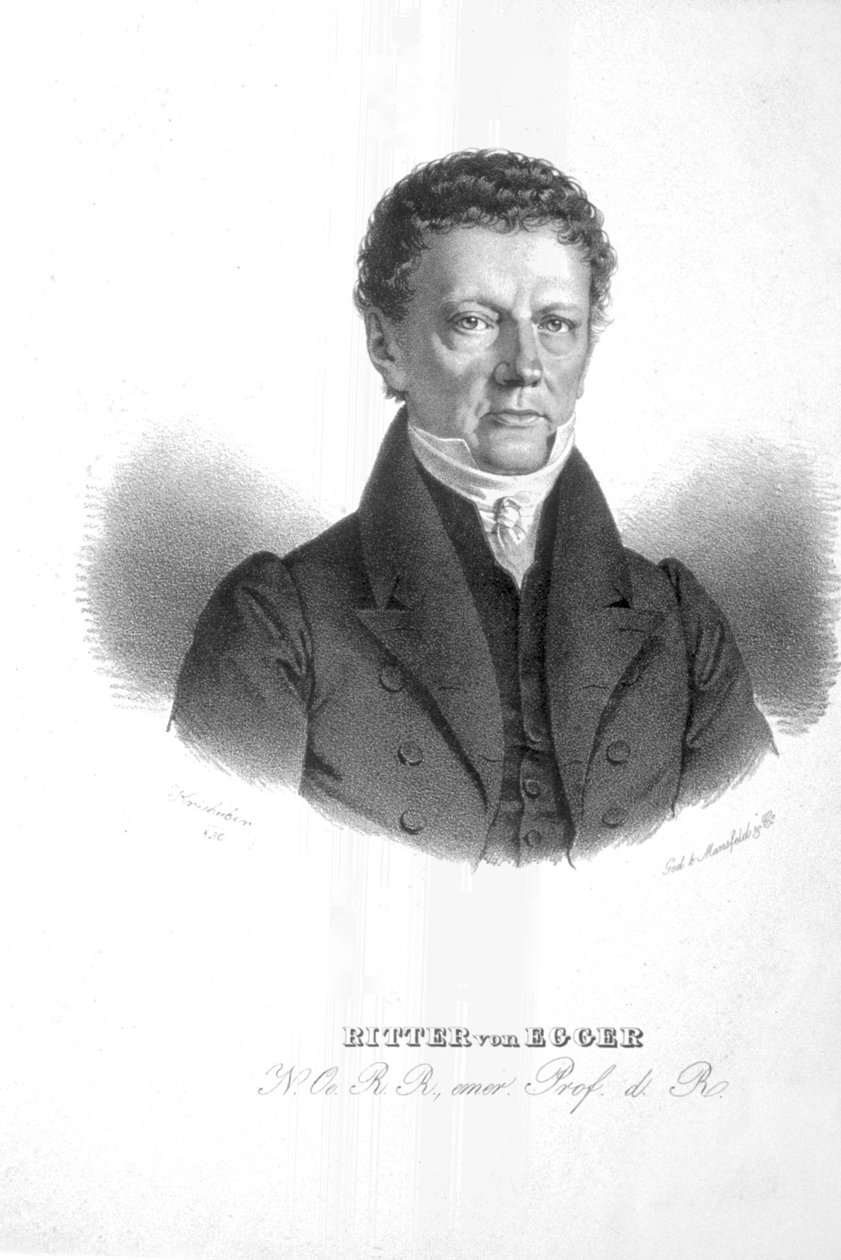Franz Egger Litho af Josef Kriehuber