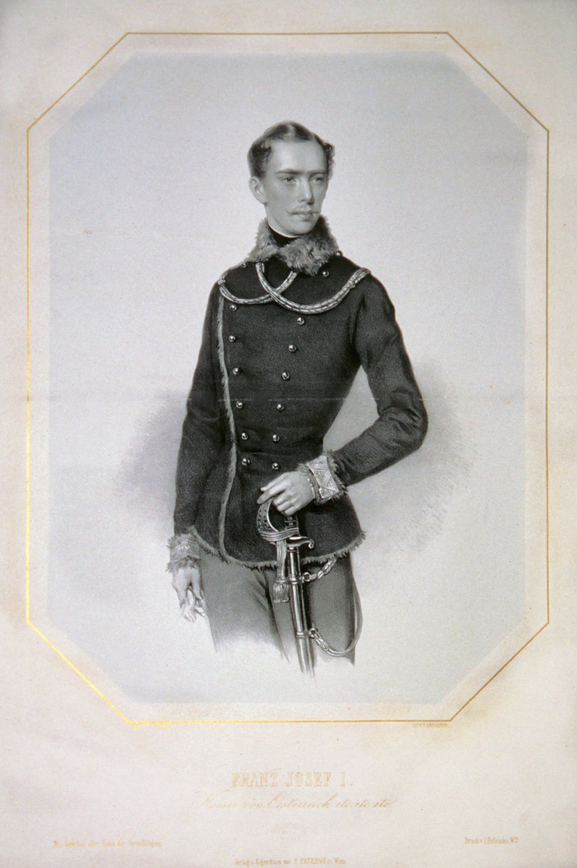 Franz Josef I. s. a. Litho af Josef Kriehuber