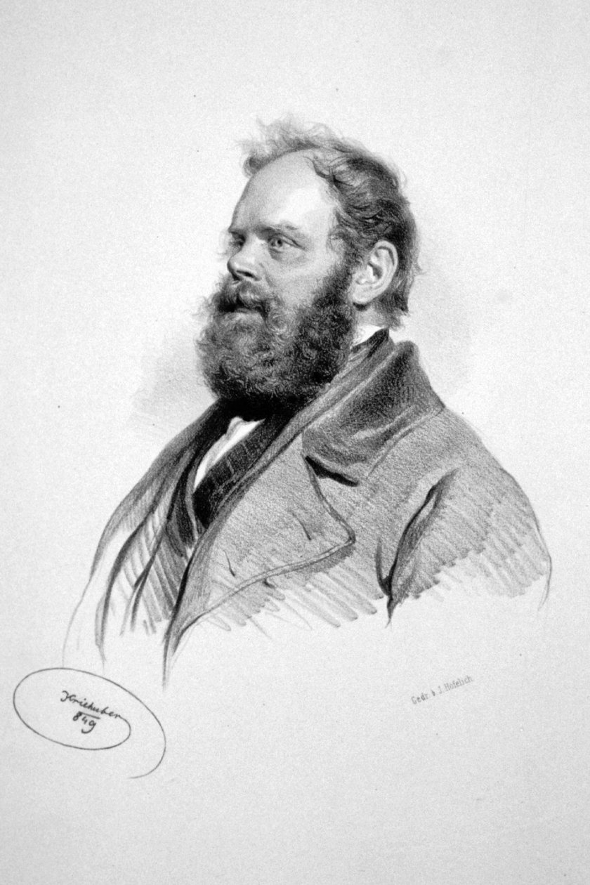 Franz Schäffer Litho af Josef Kriehuber