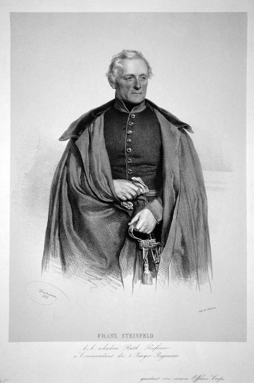 Franz Steinfeld Litho af Josef Kriehuber