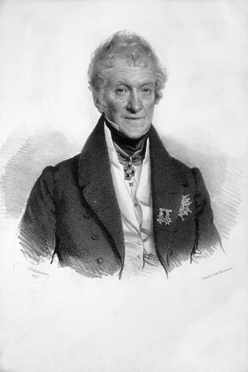 Franz Xaver Ottenfels-Gschwind Litho af Josef Kriehuber