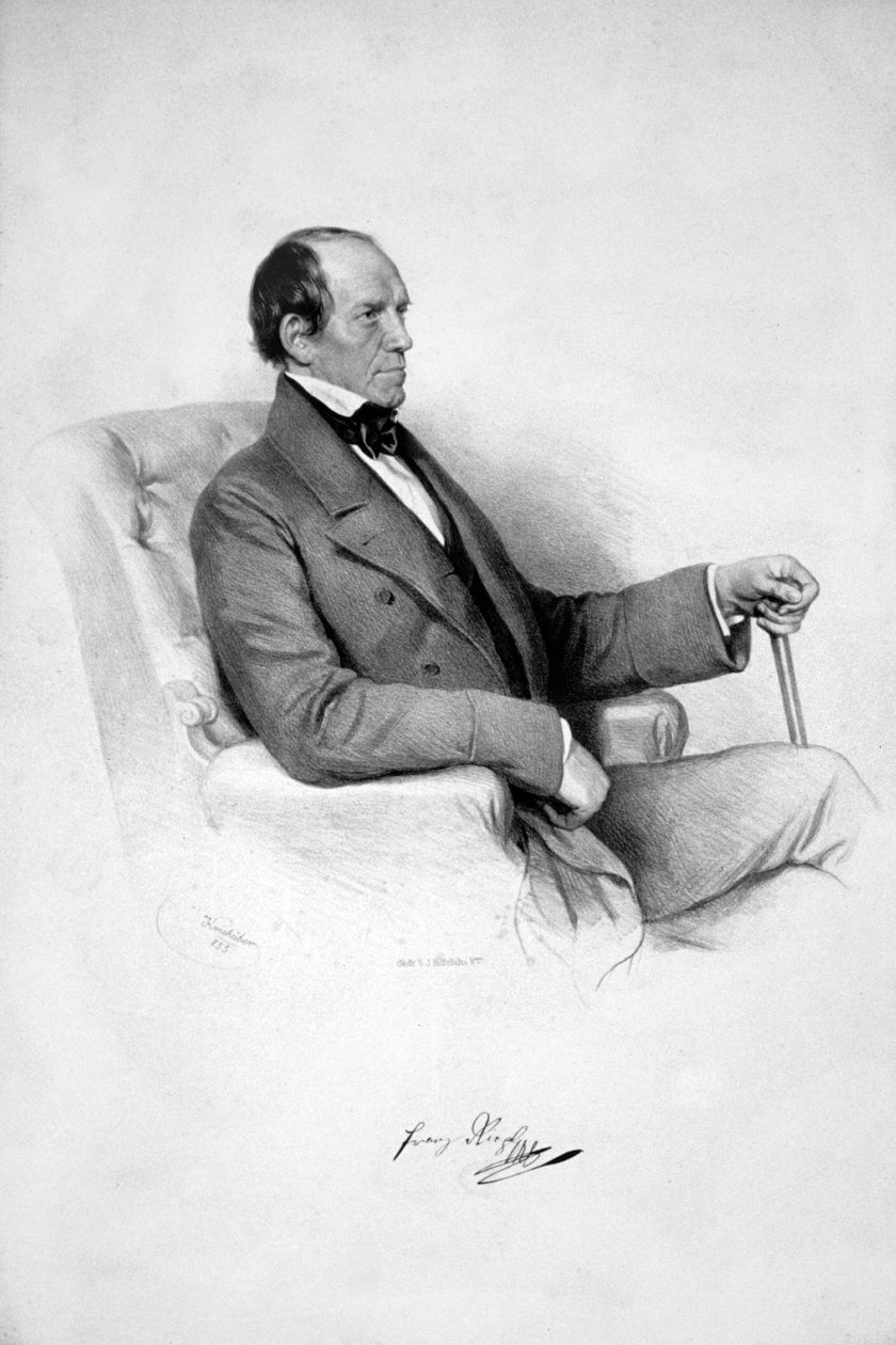 Franz Xaver Riepl Litho af Josef Kriehuber