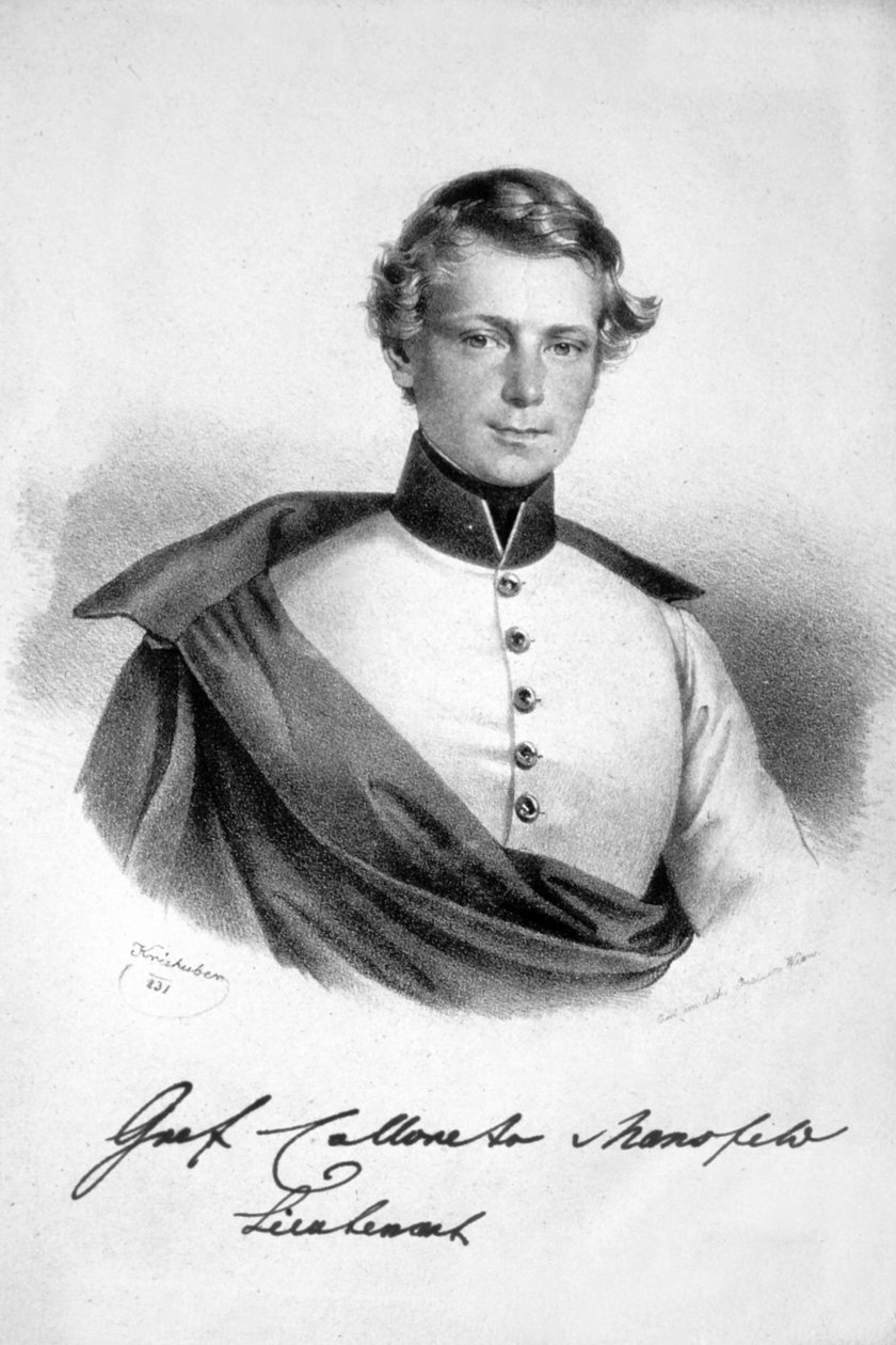 Franz de Paula Colloredo-Mansfeld Litho 1 af Josef Kriehuber