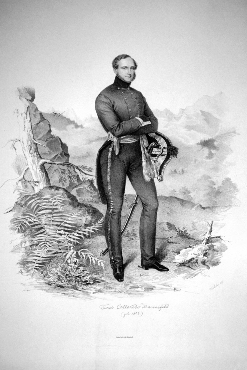 Franz de Paula Colloredo-Mansfeld Litho 2 af Josef Kriehuber