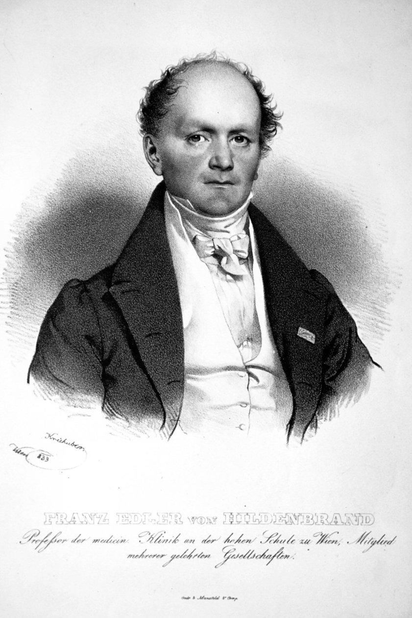 Franz von Hildenbrand Litho af Josef Kriehuber
