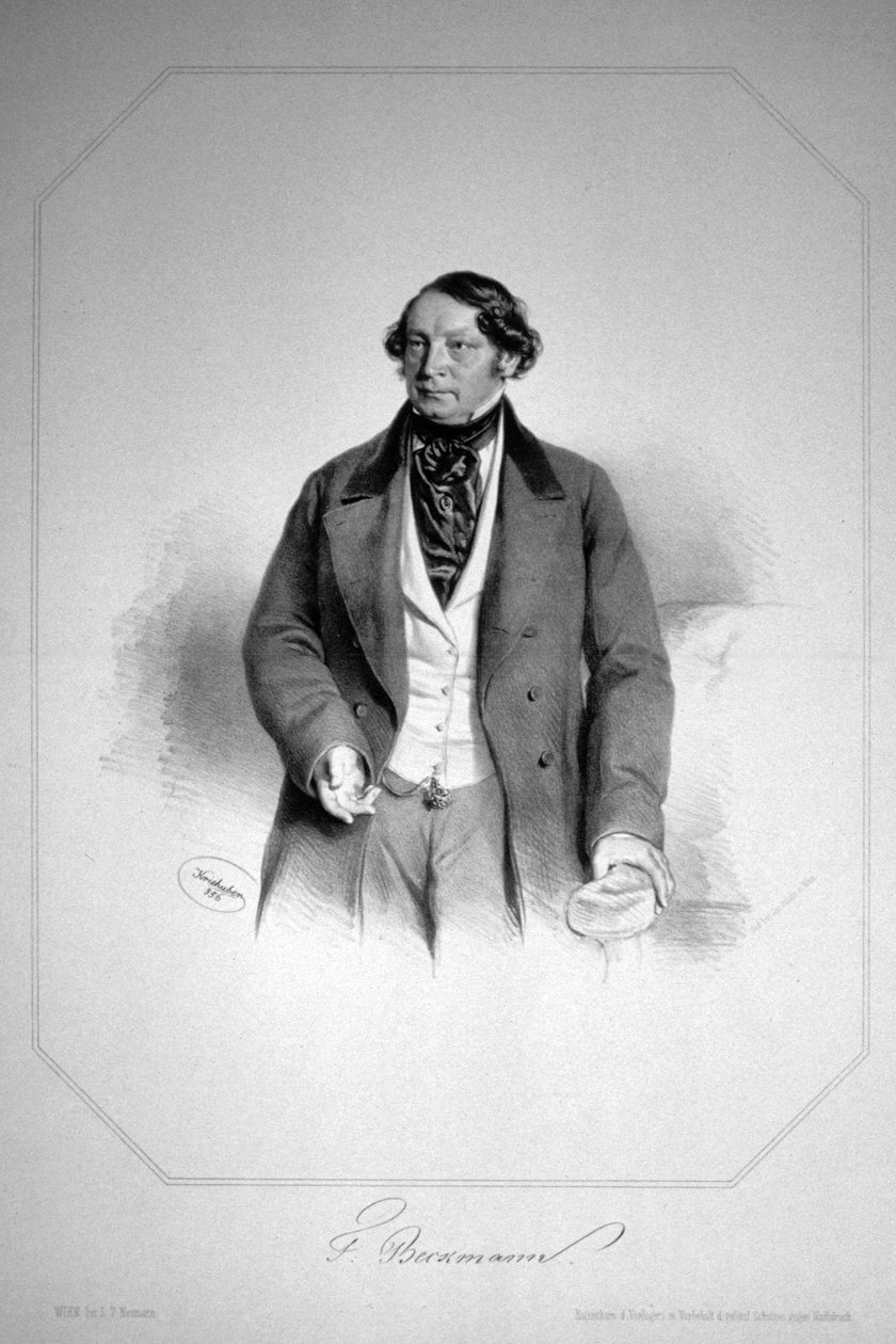 Friedrich Beckmann af Josef Kriehuber