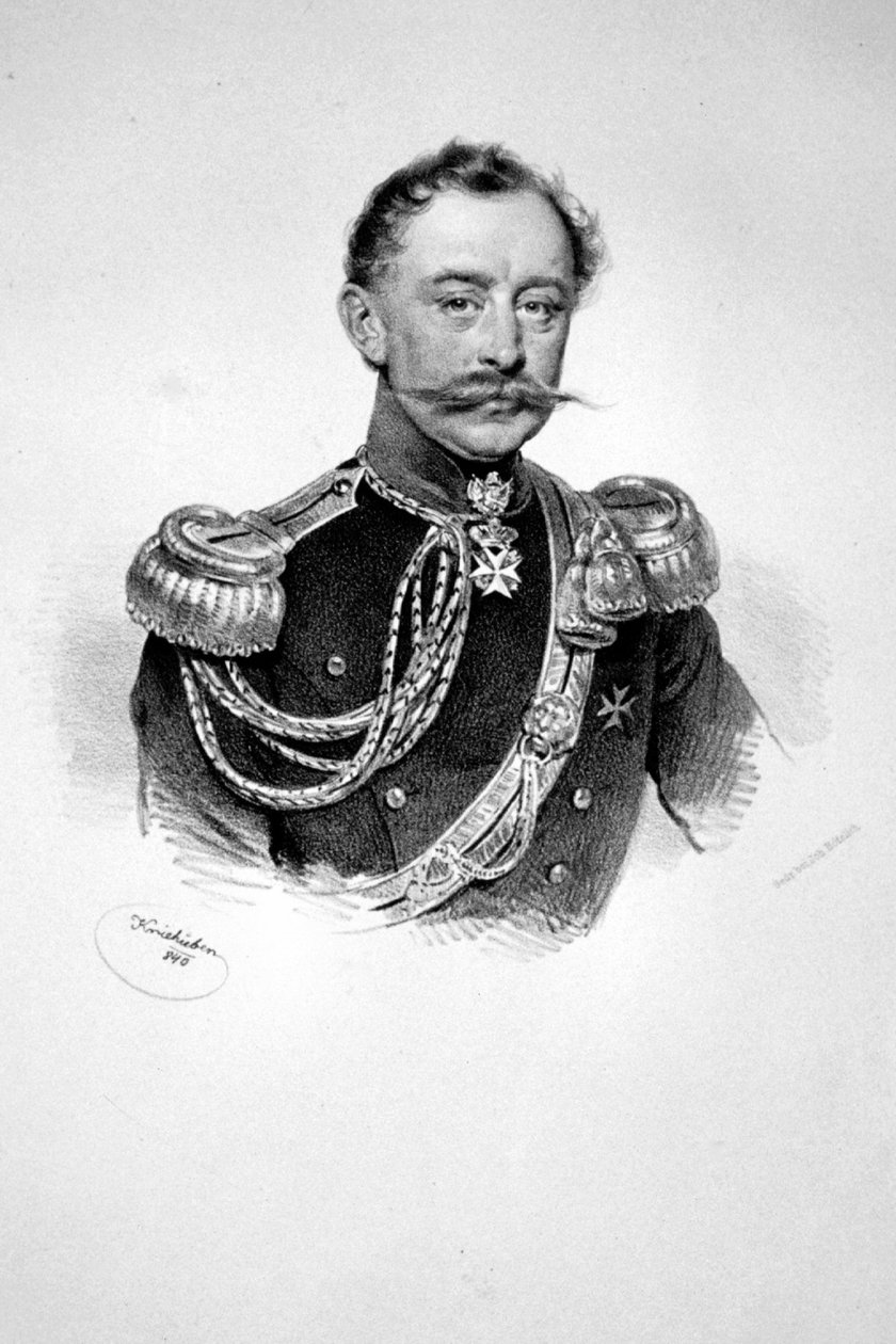 Friedrich Damian Theodor Philipp Schönborn Litho af Josef Kriehuber