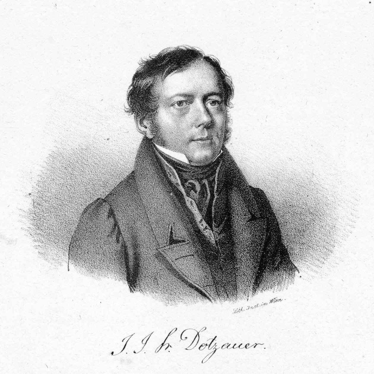 Friedrich Dotzauer af Josef Kriehuber
