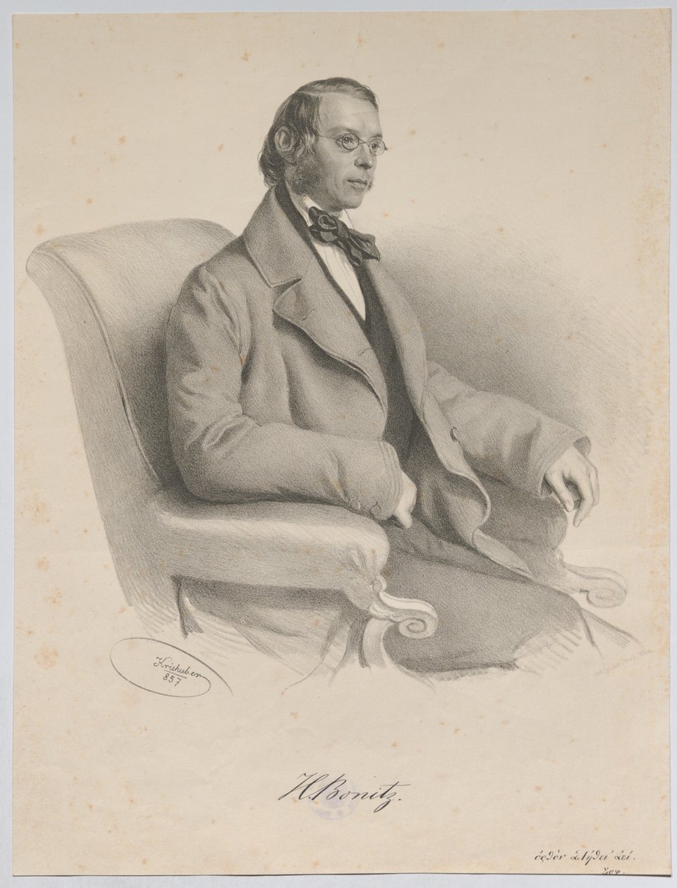 H. Bonitz af Josef Kriehuber