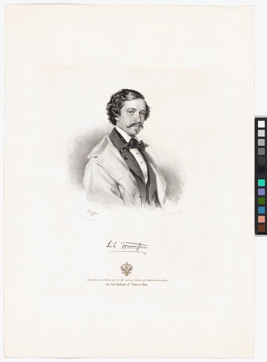 Johann Strauss (søn) af Josef Kriehuber