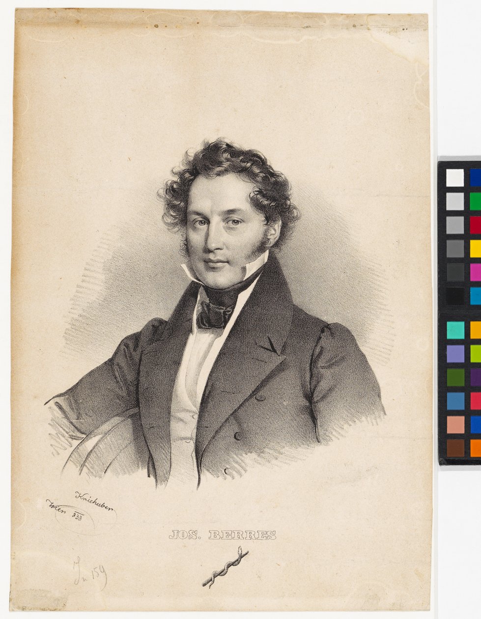 Josef Berres af Josef Kriehuber